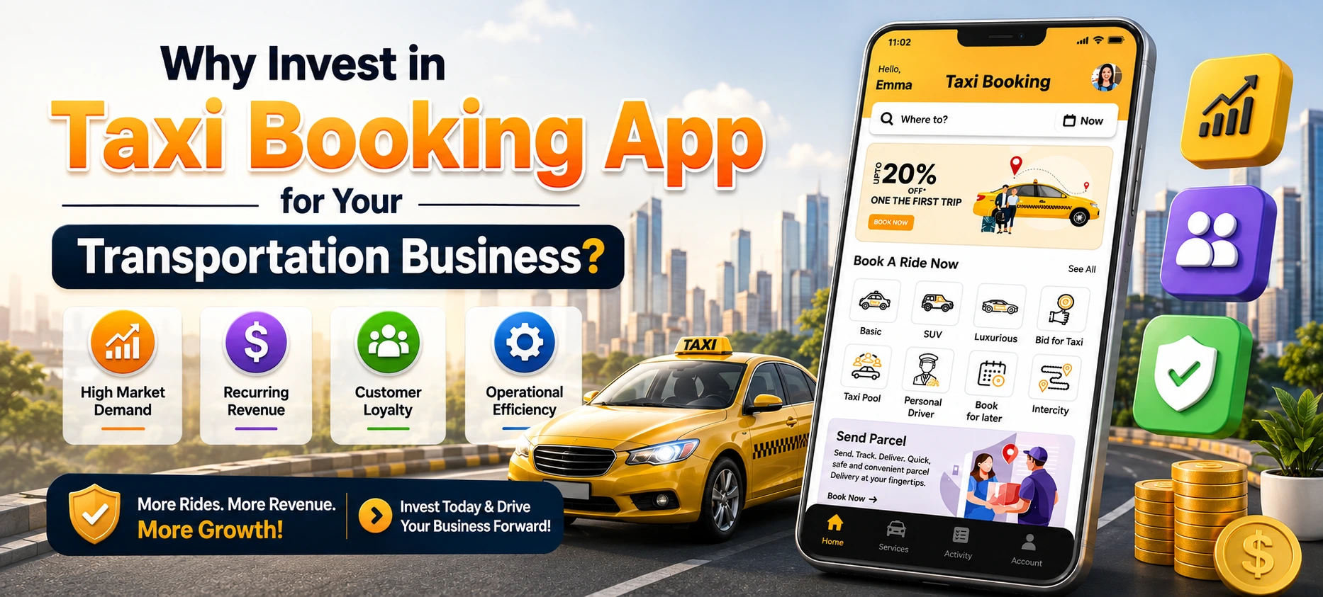 Why Invest in a Taxi Booking App for Your Transportation Business