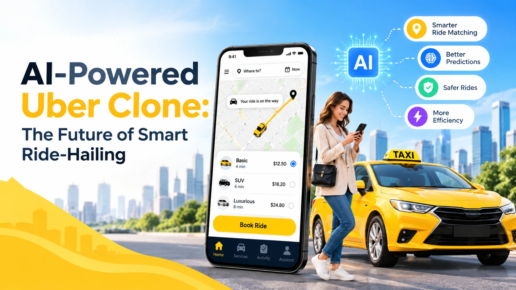 AI-Powered Uber Clone The Future of Smart Ride-Hailing