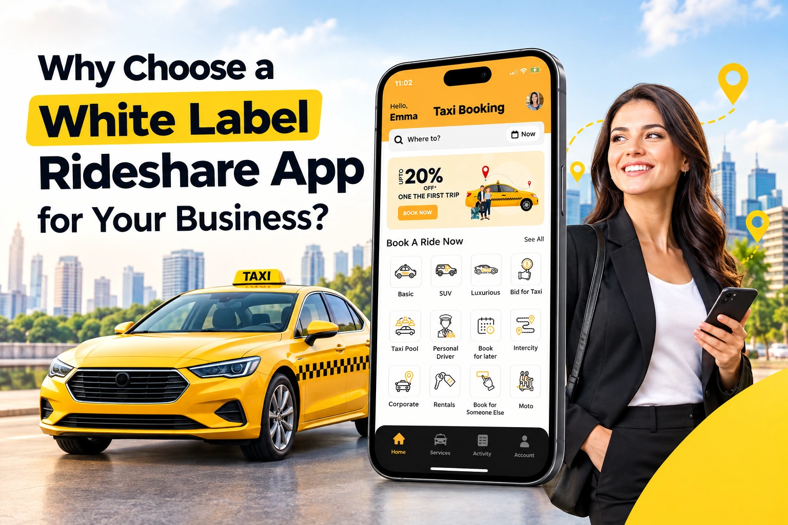 Why Choose a White Label Rideshare App for Your Business