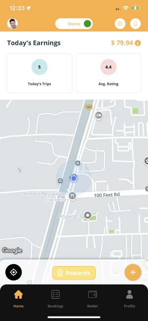delivery driver app
